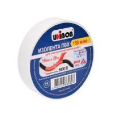 Изолента UNIBOB 19мм*20м белая 150 мкн