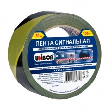 Сигнальная лента 50мм*150м (черно-желтая)
